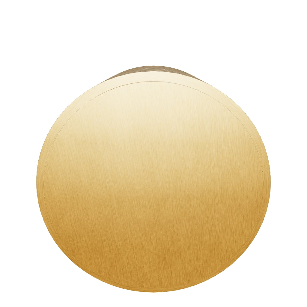 Plank Hardware PlankHardware RevillKnurledButtonKnob Brass